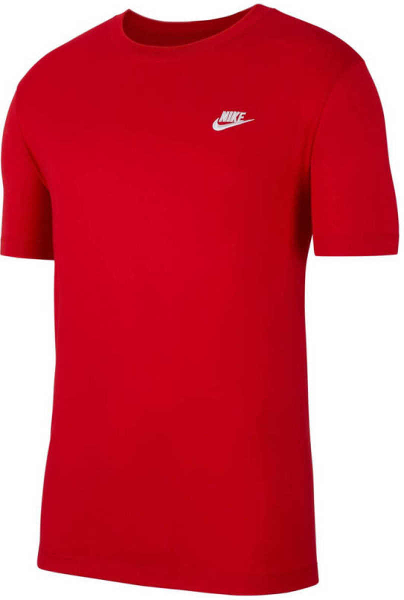 Nike T-shirt rood/wit
