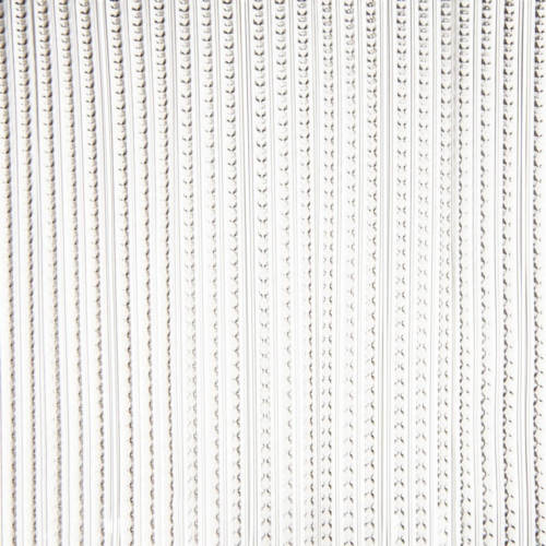 Merkloos Deurgordijn grijs transparant 93 x 220 cm - Insectenwerende vliegengordijnen