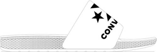 Converse All Star Slide sneakers wit/zwart