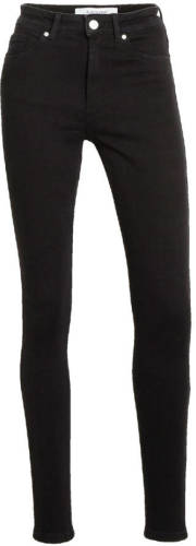 anytime mid rise skinny jeans zwart
