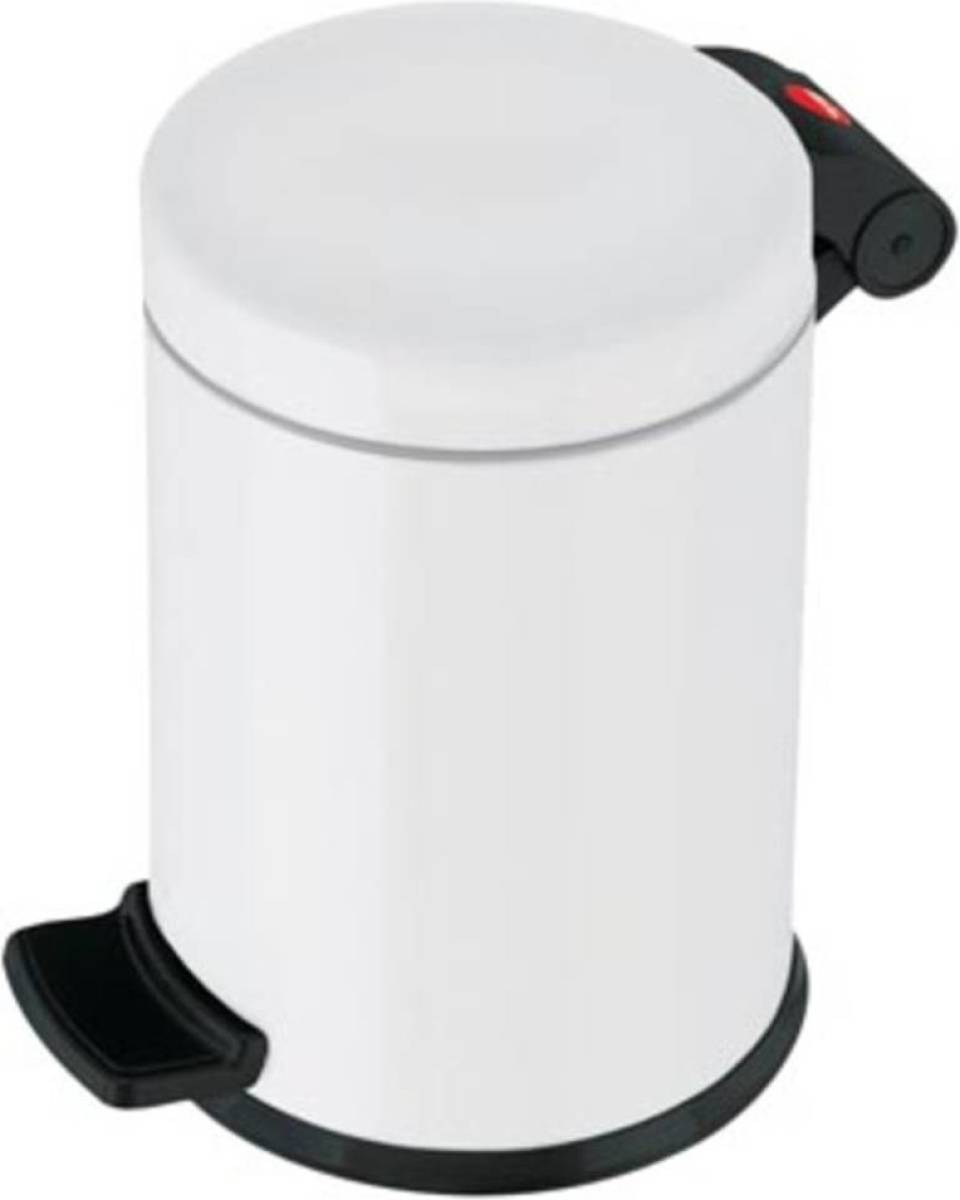 Hailo pedaalemmer voor sanitair, 4 L, wit