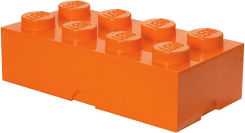 LEGO Brick 8 opbergbox - oranje