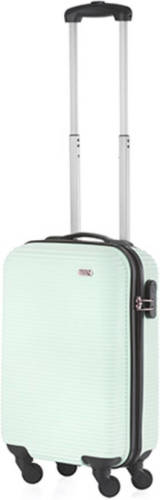 TravelZ - Horizon - Handbagagekoffer 54cm - ABS Trolley met gevoerde binnenkant - Mint