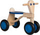 Van Dijk Toys houten loopfiets Blauw - berken