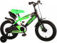 Volare Sportivo 14' Neon Green Black CB kinderfiets Sportivo 14' Neon Green Black CB