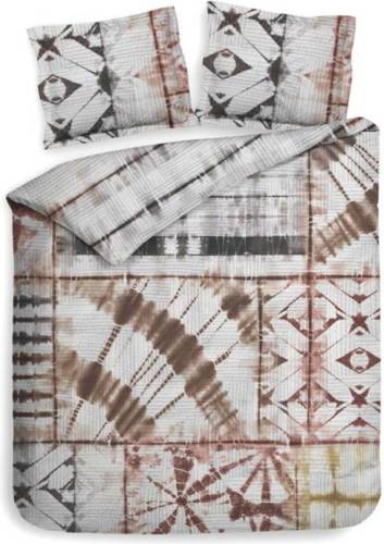 Heckett & Lane dekbedovertrek Azibo - Tawny Beige - 2-Persoons 200x200/220 cm