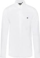 WE Fashion slim fit overhemd white uni
