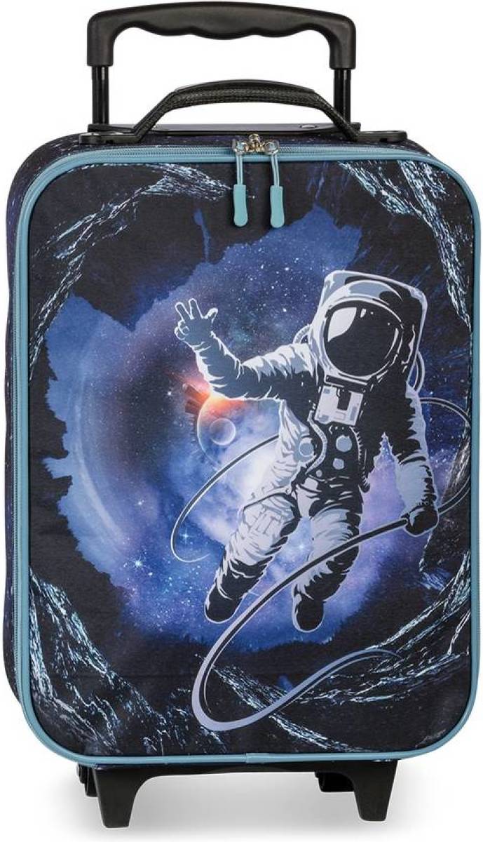 Fabrizio trolley astronaut 24 liter donkerblauw