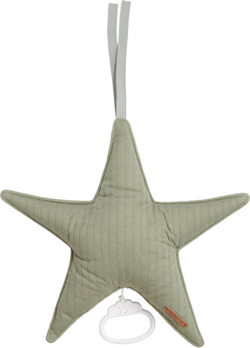 Little Dutch muziekdoos Ster 27x27 cm Pure Olive