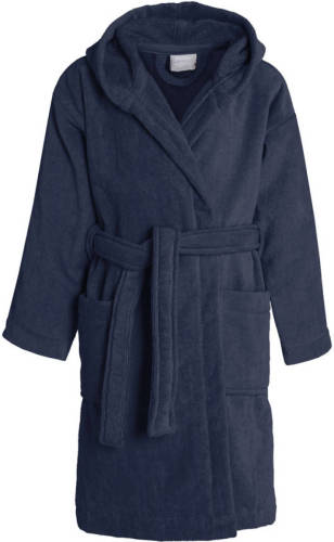 Seahorse badjas Pure donkerblauw