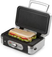 Domo DO9136C - Snackmaker 3-in-1 - Tosti/Croque - Grill/Panini - Wafel - Zilver