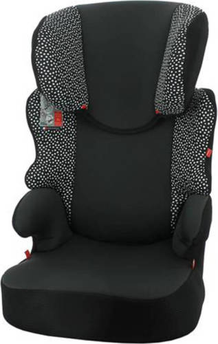Bezienswaardigheden bekijken inhoudsopgave lont HEMA autostoel junior 15-36kg zwart/witte stip kopen