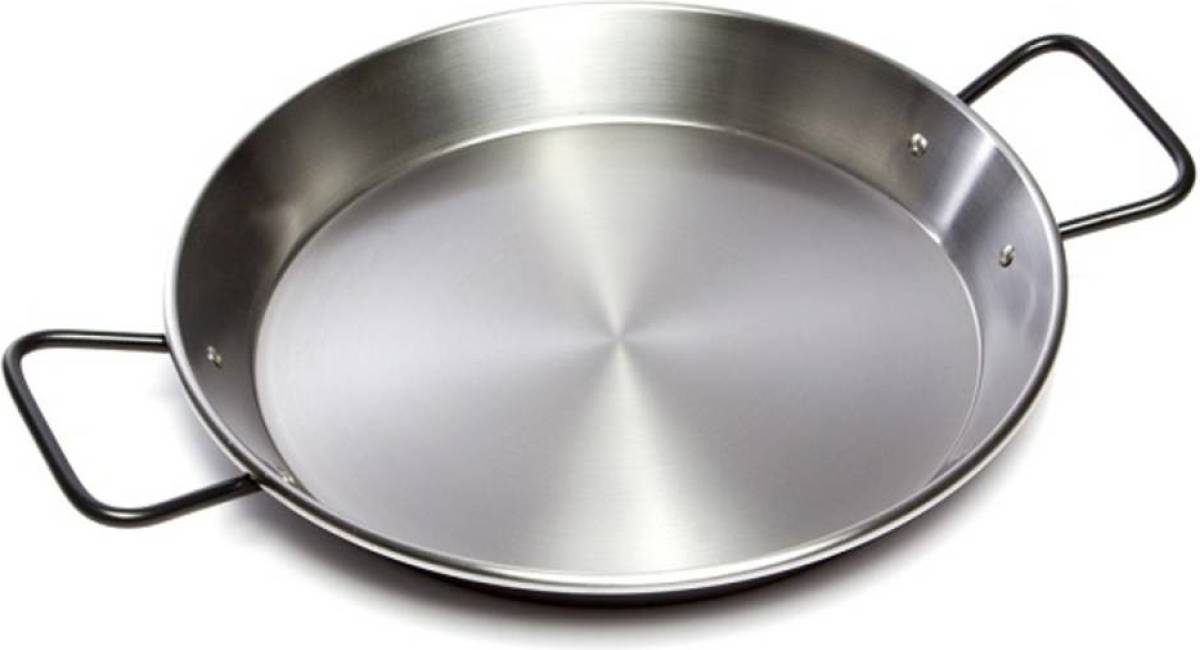 Paella pan, plaatstaal, 30 cm - Garcima