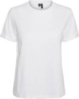 VERO MODA T-shirt van biologisch katoen wit