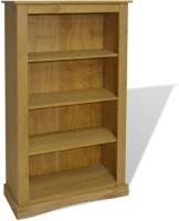 VidaXL Boekenkast grenenhout met 4 planken Corona-stijl 81x29x150 cm