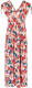 Morgan maxi jurk met all over print ivoire