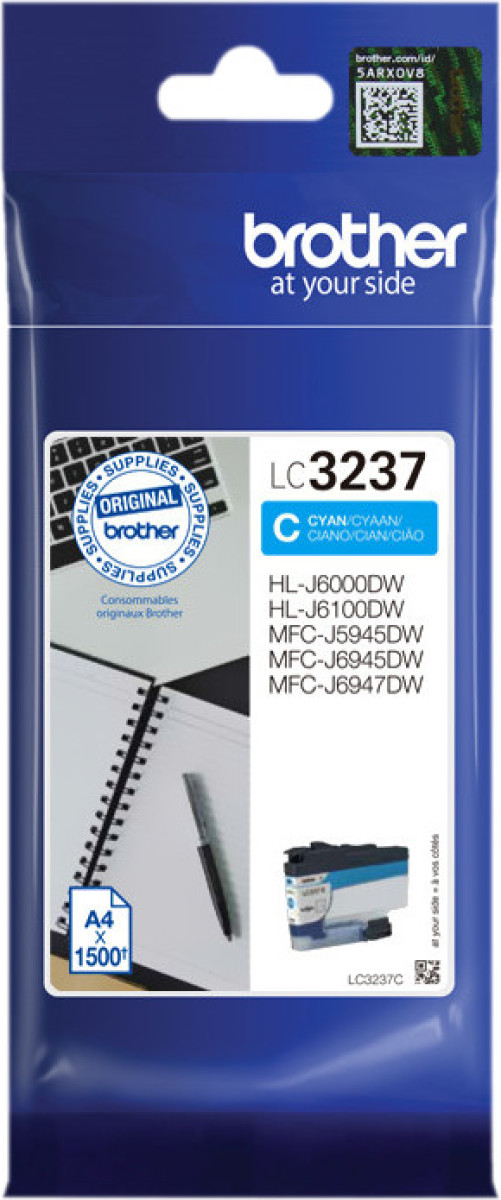 Brother LC-3237C Cartridge Cyaan