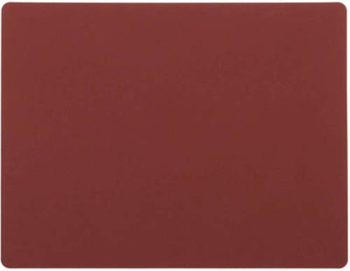 LIND DNA Placemat Leer Nupo Rood