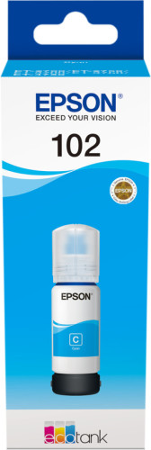 Epson 102 EcoTank Inktfles Cyaan