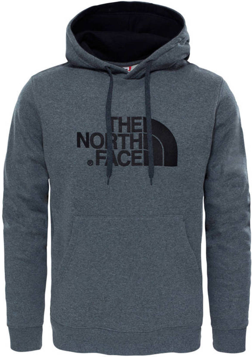 The North Face hoodie grijsblauw