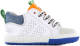 Shoesme EF21S012-A leren sneakers wit/blauw