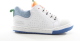 Shoesme EF21S012-A leren sneakers wit/blauw