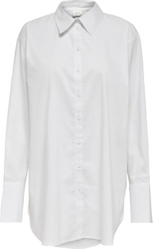 Only Lang Overhemd Dames White