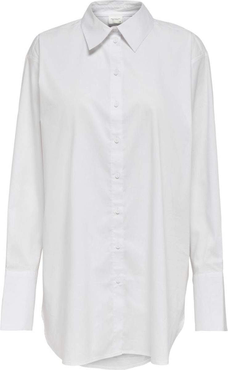 Only Lang Overhemd Dames White