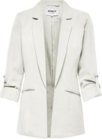 Only 3/4-mouw Blazer Dames White