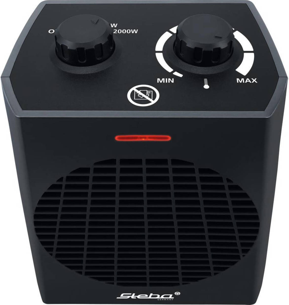 - Steba FH504 - Ventilatorkachel - 2000W - Zwart