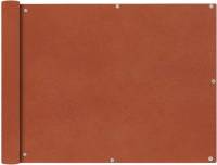 VidaXL Balkonscherm Oxford textiel 90x600 cm terracotta