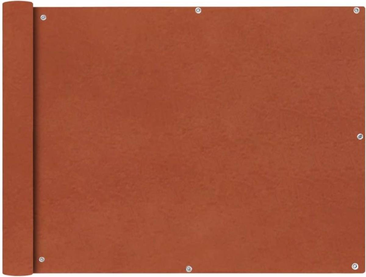 VidaXL Balkonscherm Oxford textiel 90x600 cm terracotta