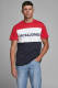 Jack & Jones ESSENTIALS T-shirt met logo rood/wit/donkerblauw