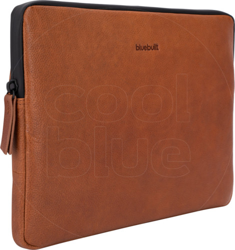 BlueBuilt Laptophoes Leer Cognac / Voor Apple MacBook Air 13