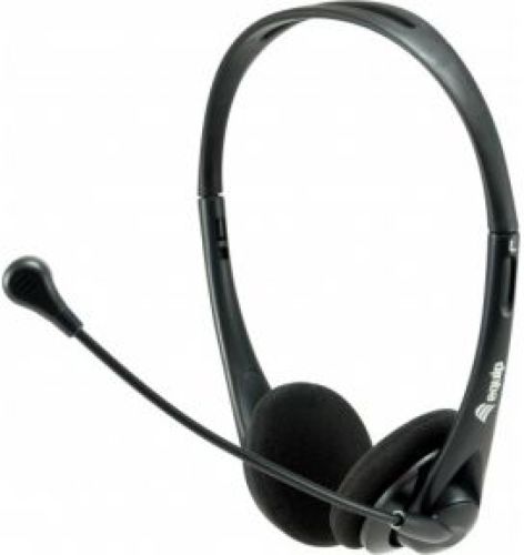 Equip 245304 hoofdtelefoon/headset Hoofdband 3,5mm-connector Zwart