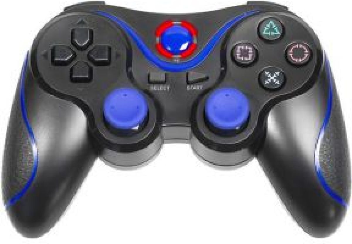 Tracer Blue Fox Gamepad Playstation 3 Bluetooth Zwart, Blauw
