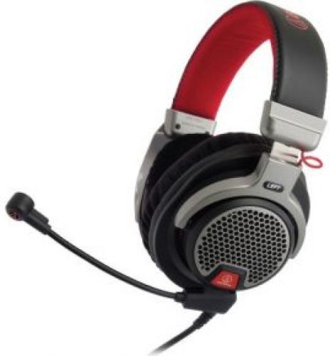 Audio-Technica ATH-PDG1A hoofdtelefoon/headset Hoofdband Zwart, Rood