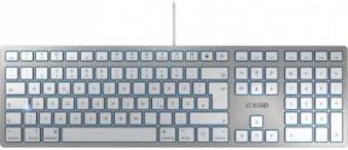 Cherry KC 6000 SLIM FOR MAC toetsenbord AZERTY Zilver