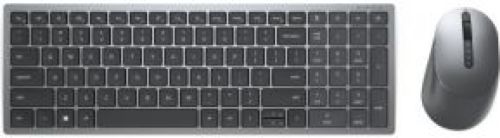 Dell KM7120W toetsenbord RF-draadloos + Bluetooth QWERTY Grijs, Titanium