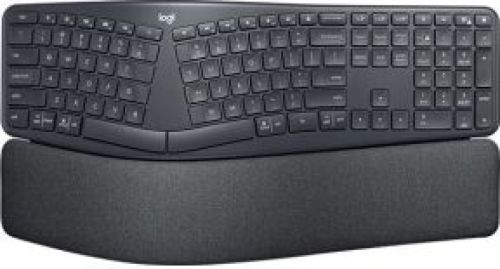 Logitech Ergo K860 toetsenbord RF-draadloos + Bluetooth QWERTY Scandinavisch Zwart