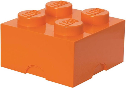 LEGO Brick 4 opbergbox - oranje