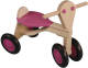Van Dijk Toys houten loopfiets roze - berken