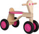 Van Dijk Toys houten loopfiets roze - berken