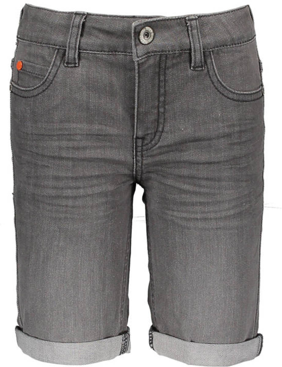 TYGO & vito slim fit jeans bermuda grijs stonewashed