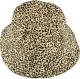 Sarlini tijgerprint hoed beige/zwart