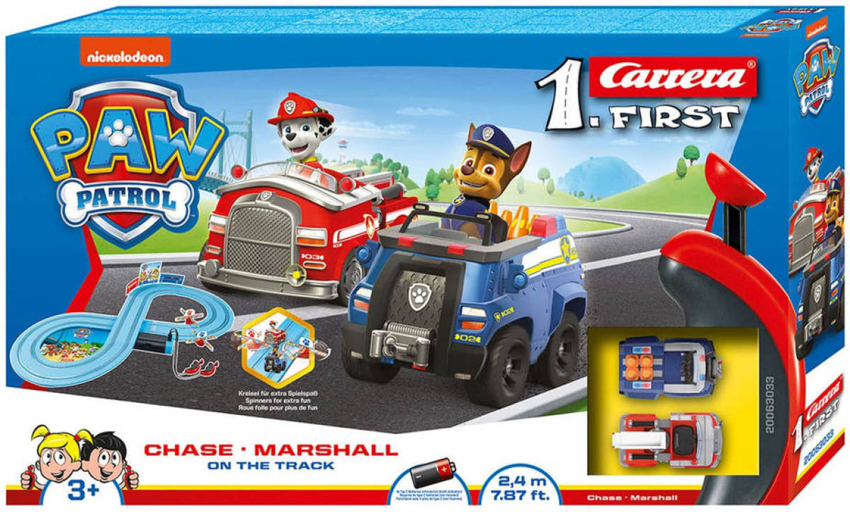 Carrera First Racebaan Paw Patrol - On the Track