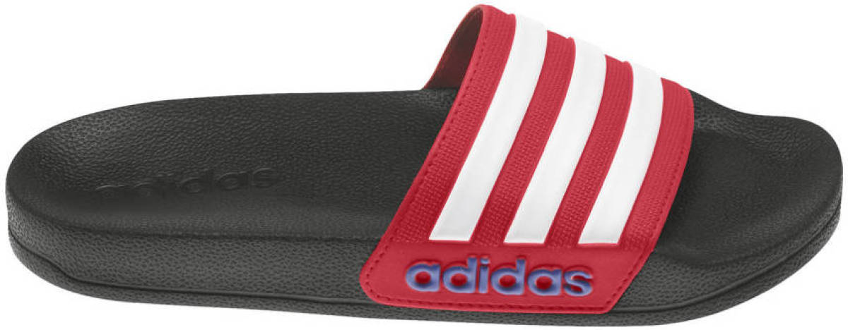 adidas Performance Adilette Shower badslippers zwart/wit/rood