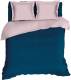 Romanette Comtesse flanel dekbedovertrek - Lits-jumeaux (240x200/220 cm + 2 slopen) - Flanel - Teal/Rose