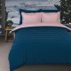 Romanette Comtesse flanel dekbedovertrek - Lits-jumeaux (240x200/220 cm + 2 slopen) - Flanel - Teal/Rose