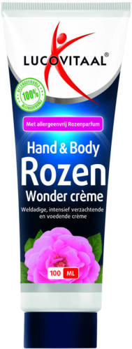 Lucovitaal Hand & Body Rozen Wonder Crème bodycrème - 100 ml